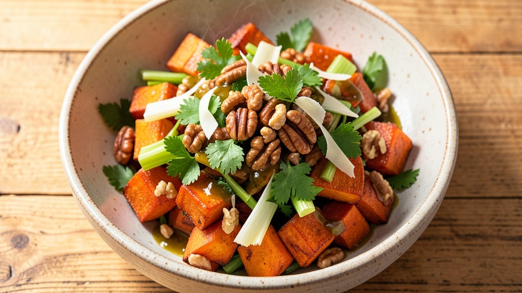 Whole Foods Sweet Potato Salad Recipe: Celery Crown Crunch Meets Tangy Maple Vinaigrette