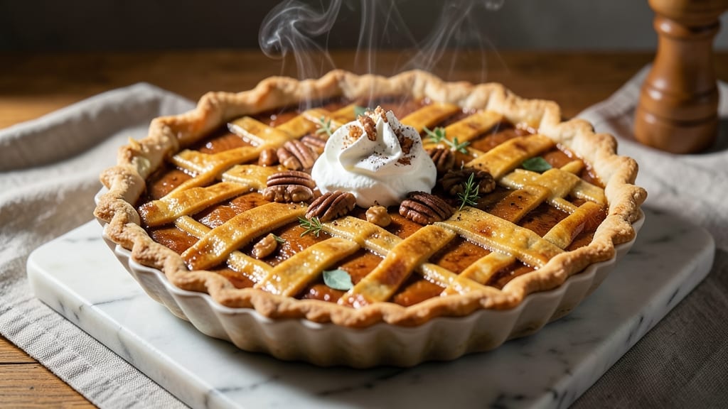 Sweet Potato Pie Recipe Temperature: 350°F Golden Crust and Silky Filling