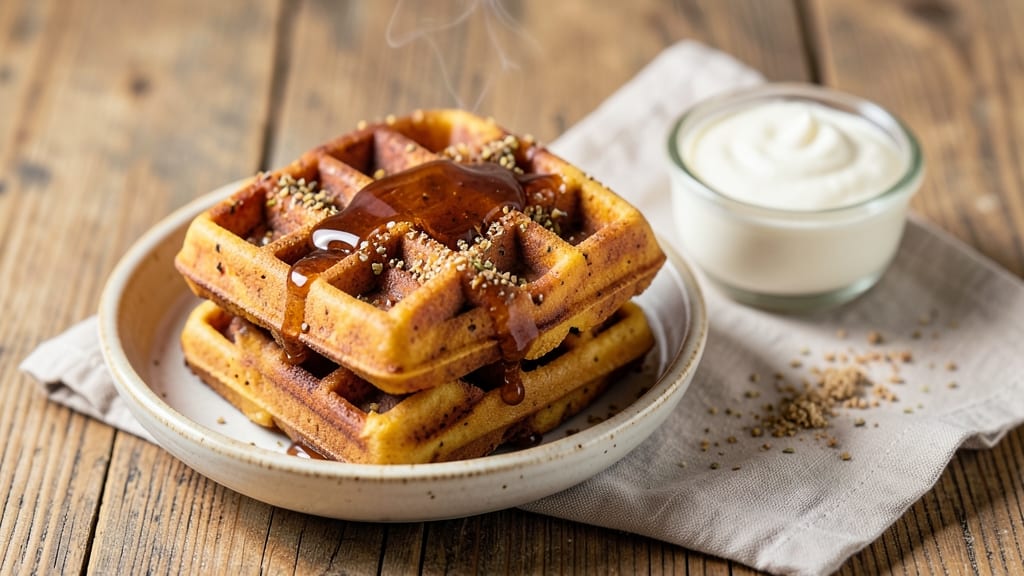 Sweet Potato Protein Waffle Recipe: Fluffy, High-Protein Breakfast Stacks