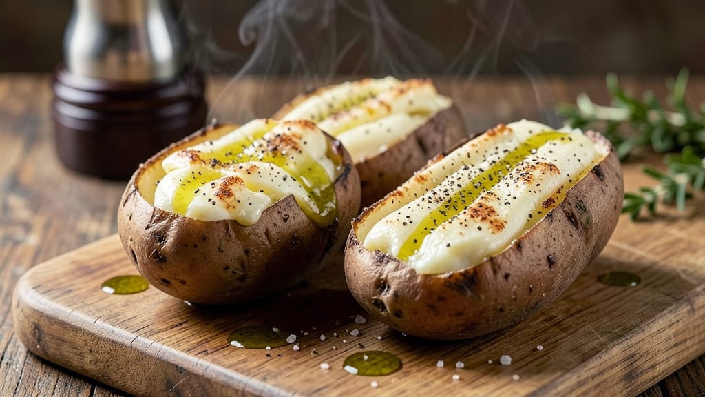 Baked Potato With Slits Recipe: Buttery Steam-Powered Fluff in 45 Minutes
