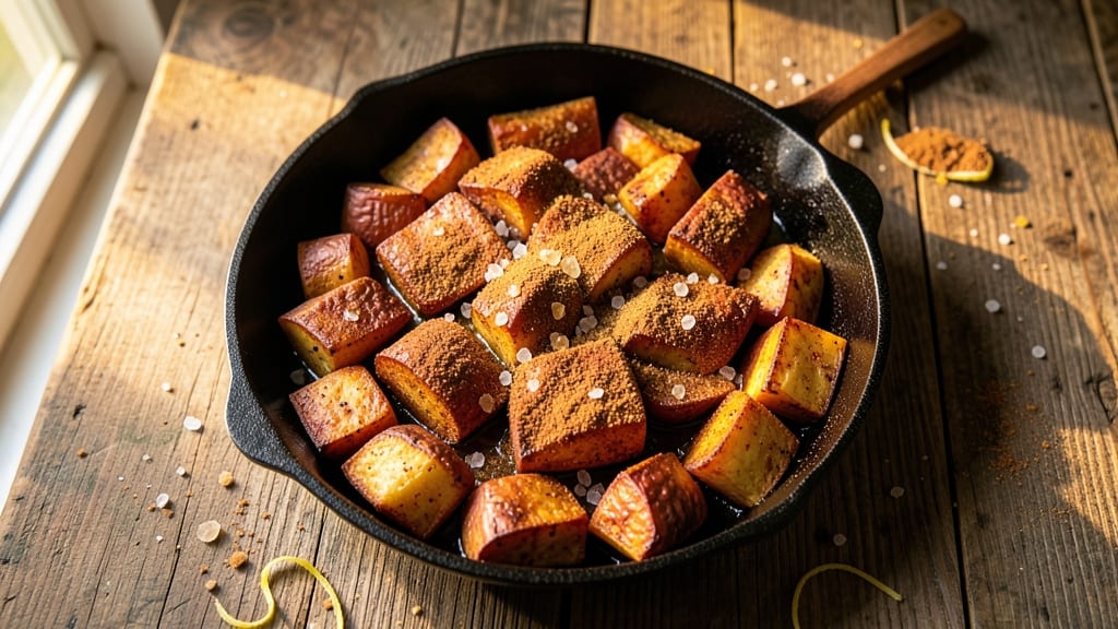 Sweet Potato Cast Iron Skillet Recipe: Caramelized Edges and Spiced Roast Perfection