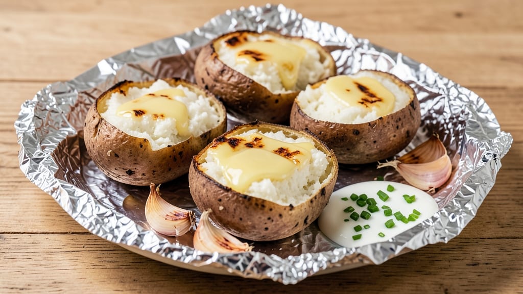 Baked Potato in Oven Recipe in Foil: Crispy Skin, Fluffy Interiors Without Splatter