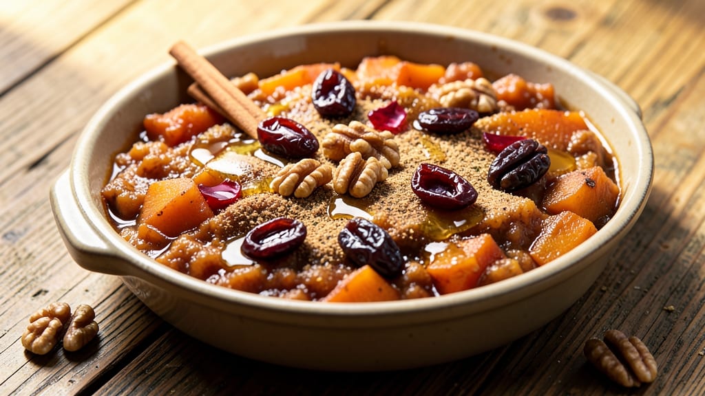 Sweet Potato Tzimmes Recipe for Passover: Honey-Caramelized Spiced Delight