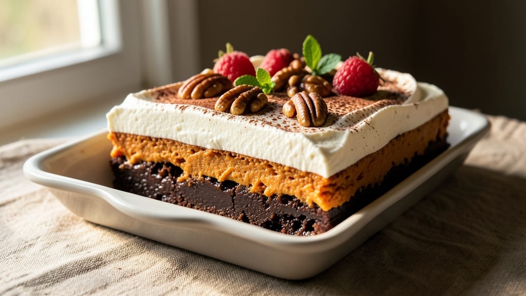 Sweet Potato Cheesecake Brownies Recipe: Nutty Spice Swirl With Fudgy Depth