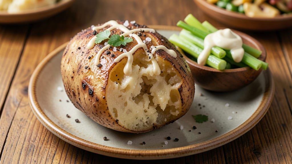 Baked Potato Recipe at 425 Degrees: Fluffy Interiors and Crispy Celery Crown Magic