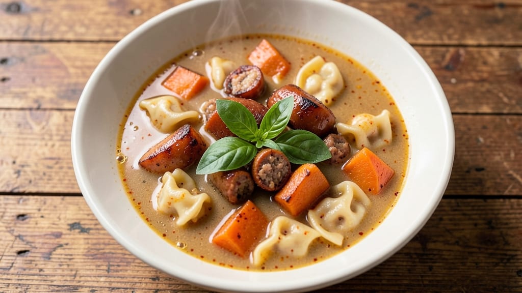 Sweet Potato and Sausage Tortellini Soup Recipe: Smoky-Spiced Comfort in One Pot
