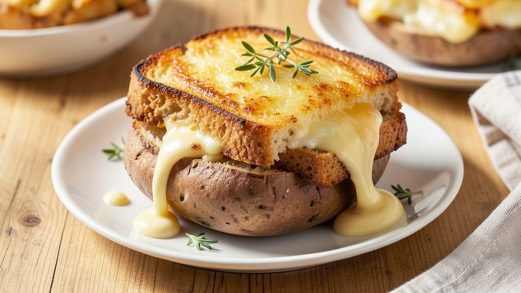 Baked Potato Grilled Cheese Recipe: Double-Crust Crunch Meets Melty Cheese Magic