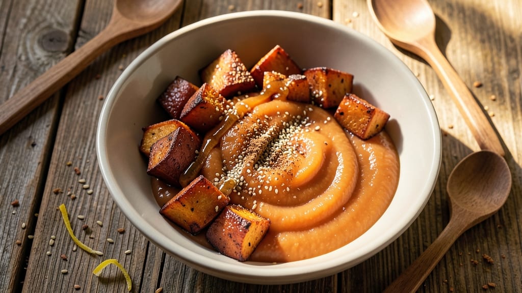 Sweet Potato and Applesauce Recipe: Warm Spiced Dumplings With Buttery Crisp Edges