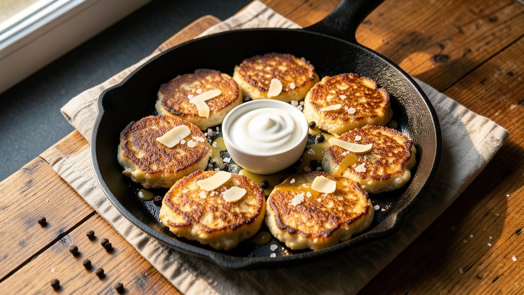 5 Star Potato Pancakes Recipe: Golden Crispy Layers With Herbed Cream Cheese