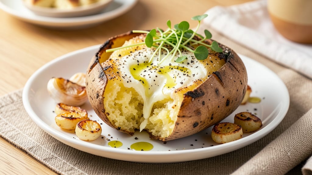 Baked Potato Recipe Microwave First: Crispy Skin, Fluffy Heart in 5 Minutes