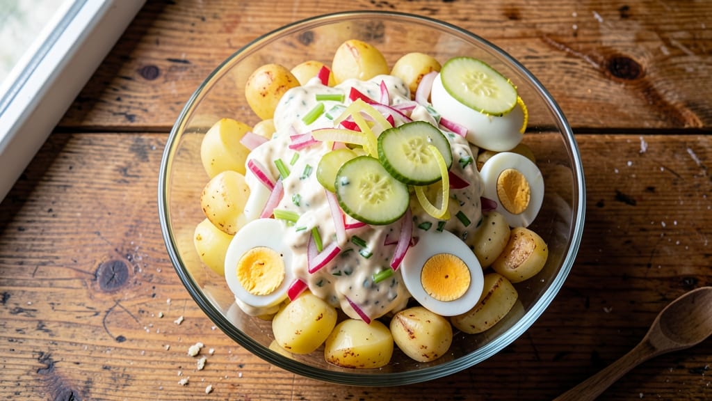 Auntie Fee's Potato Salad Recipe: Southern-Style Creaminess With Crispy Celery Crowns