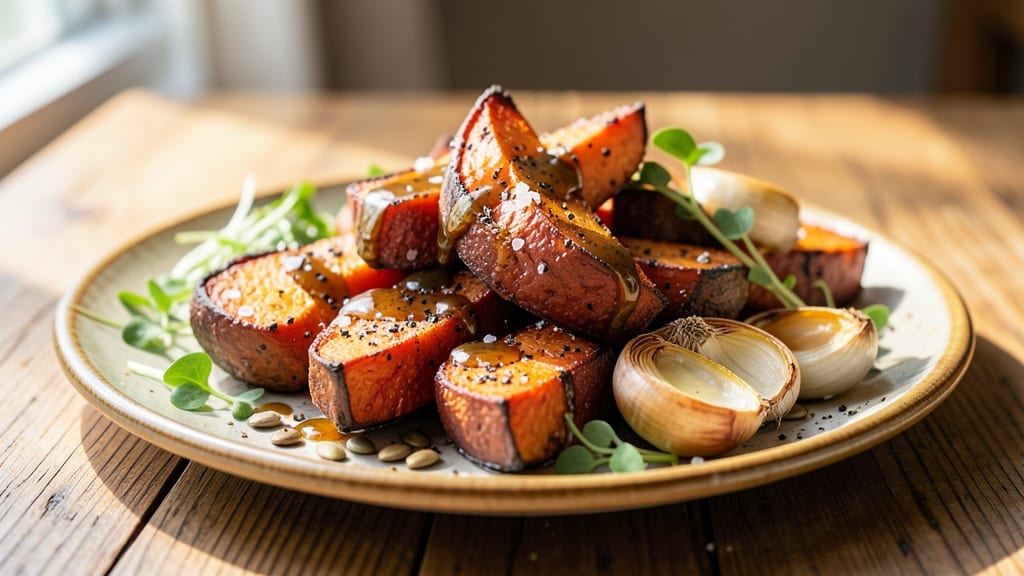 Sweet Potato Dinner Recipe Ideas: Roasted Spice Crunch With Creamy Centers