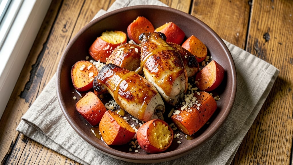 Bbq Chicken Sweet Potato Recipe: Smoky-Sweet One-Pan Harmony