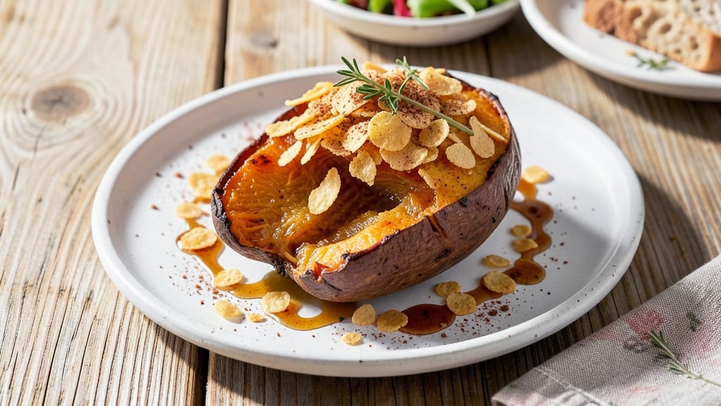 Sweet Potato and Corn Flakes Recipe: Crunchy Topping Meets Warm Spiced Bliss