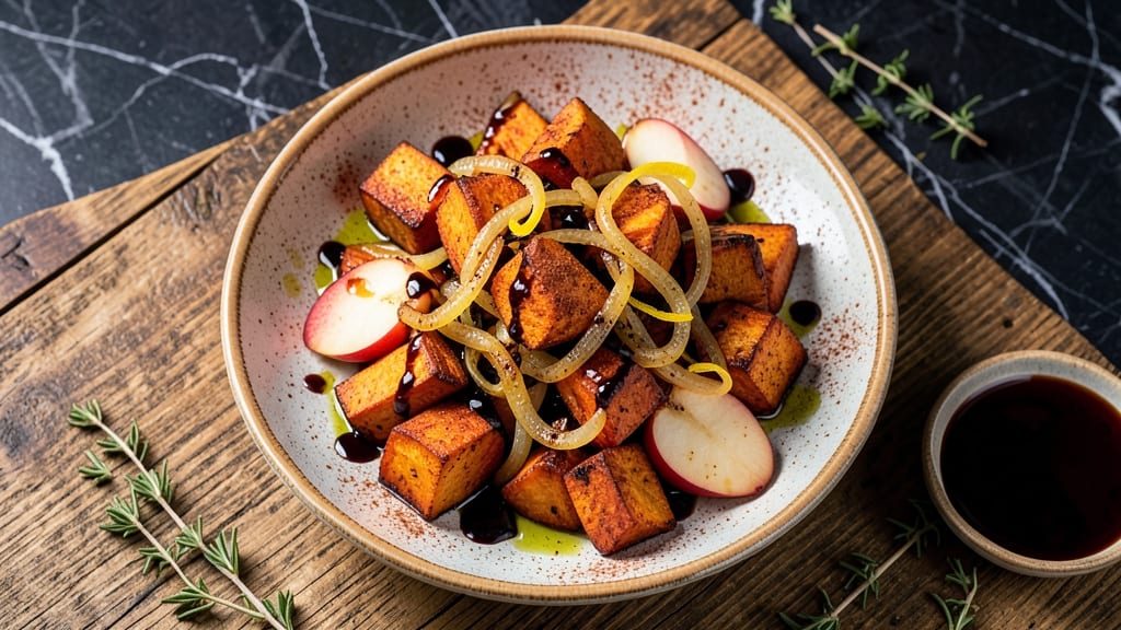 Sweet Potato Pear and Onion Recipe: Caramelized Trio With Crispy Edges