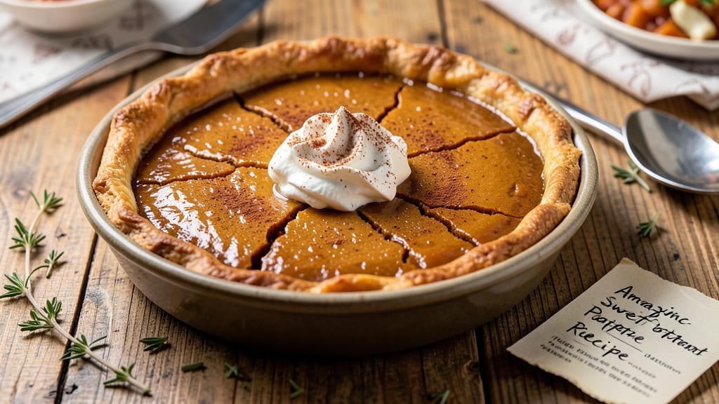 Amazing Sweet Potato Pie Recipe: Warm Spice Swirl With Buttery Crust Layers