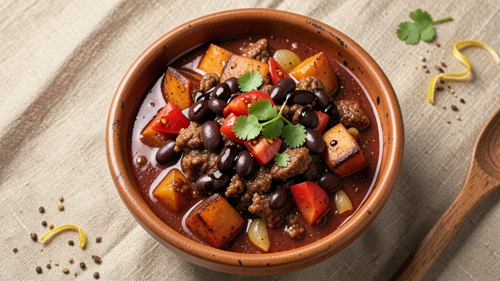 Sweet Potato and Ground Turkey Chili Recipe: Smoky-Spiced Protein-Packed Bowl