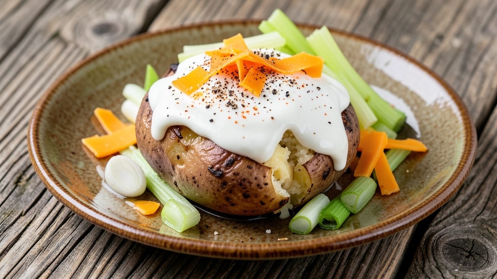 Barefoot Contessa's Twice-Baked Potato Recipe: Celery Crown Crunch Over Nutty Cheese Bliss