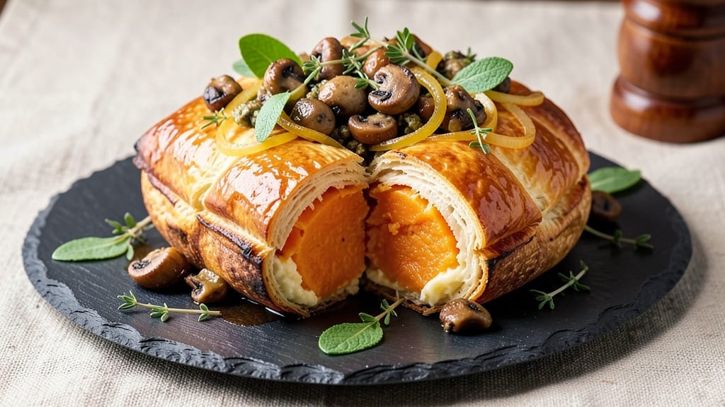 Sweet Potato Wellington Recipe: Herb-Crusted Roast with Silky Filling