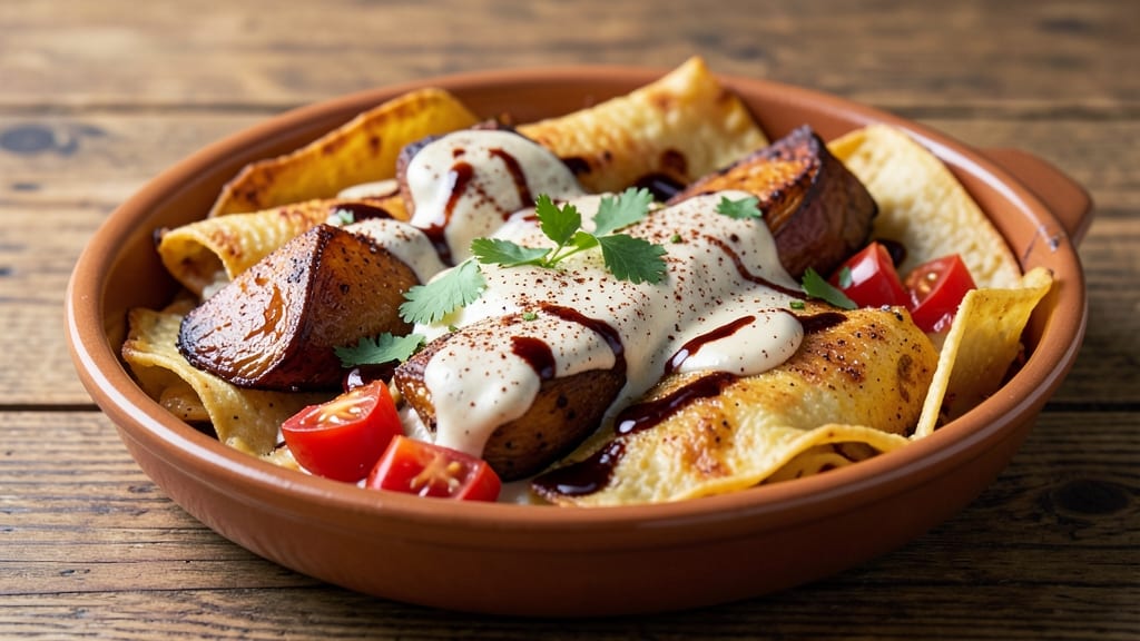 Sweet Potato Enchilada Recipe Vegan: Smoky Spice and Creamy Cashew Filling Magic