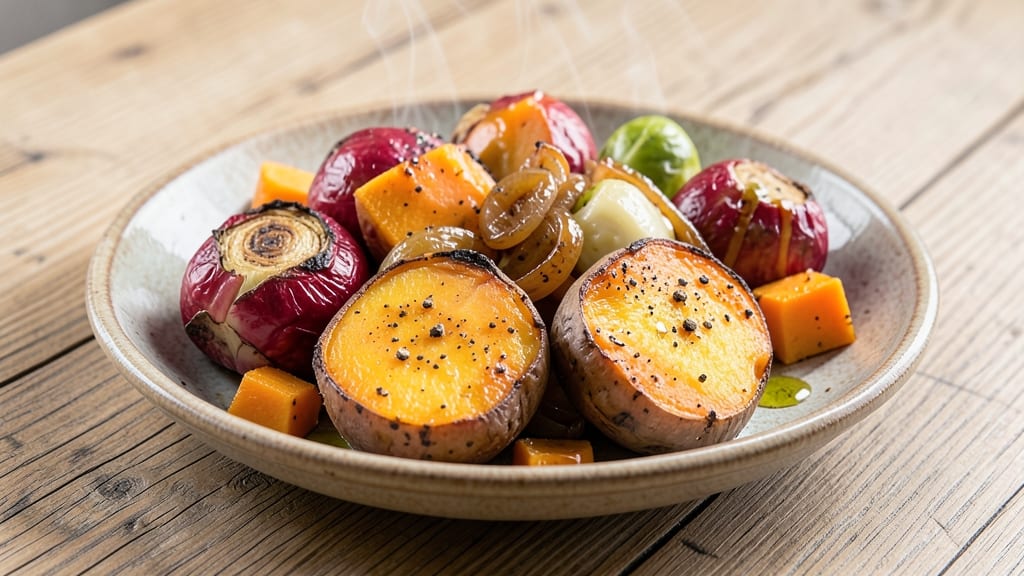 Sweet Potato and Vegetable Recipe: Roasted Spice Harmony With Crispy Edges