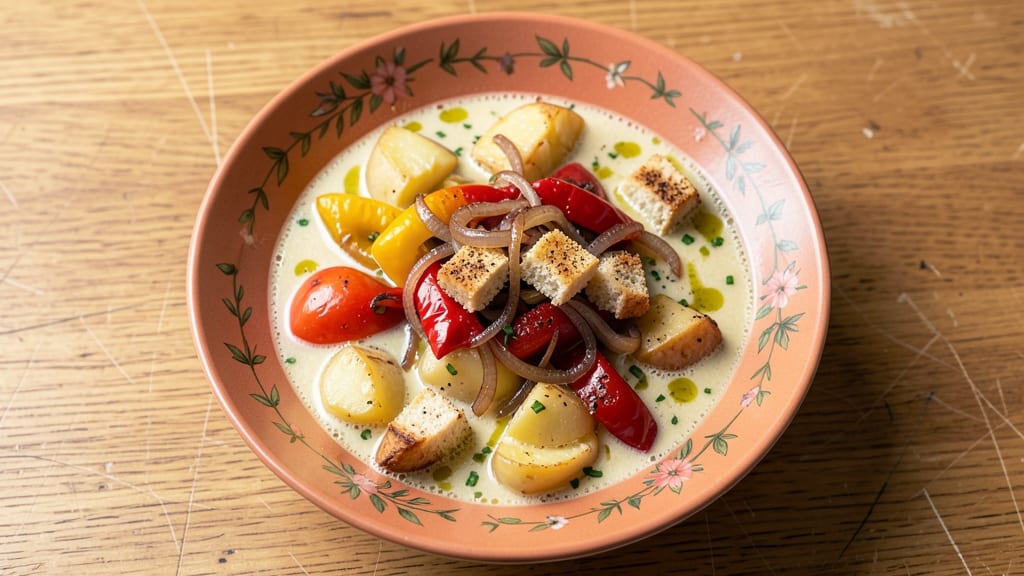 Sweet Peppers and Deli Potato Soup Recipe: Smoky Roasted Depth in 30 Minutes