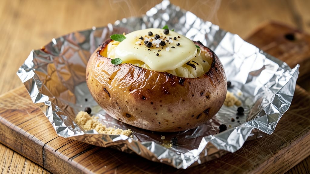 Baked Potato Recipe Tin Foil: Foolproof 400°F Crispy Edges and Fluffy Hearts