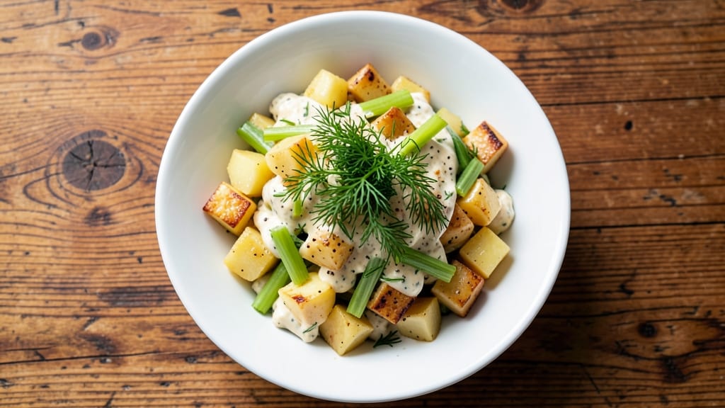 Anthony Bourdain's Potato Salad Recipe: Bold, No-Fuss Flavor With Crispy Celery Crown