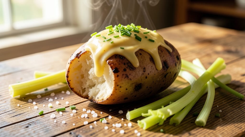 Baked Potato Recipe Story of Seasons: Celery Crown Crunch Meets Warm Spice Harmony