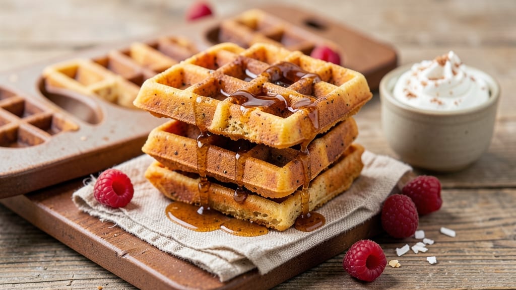 Vegan Sweet Potato Waffle Recipe: Fluffy Stacks With Nutty Spice Crunch