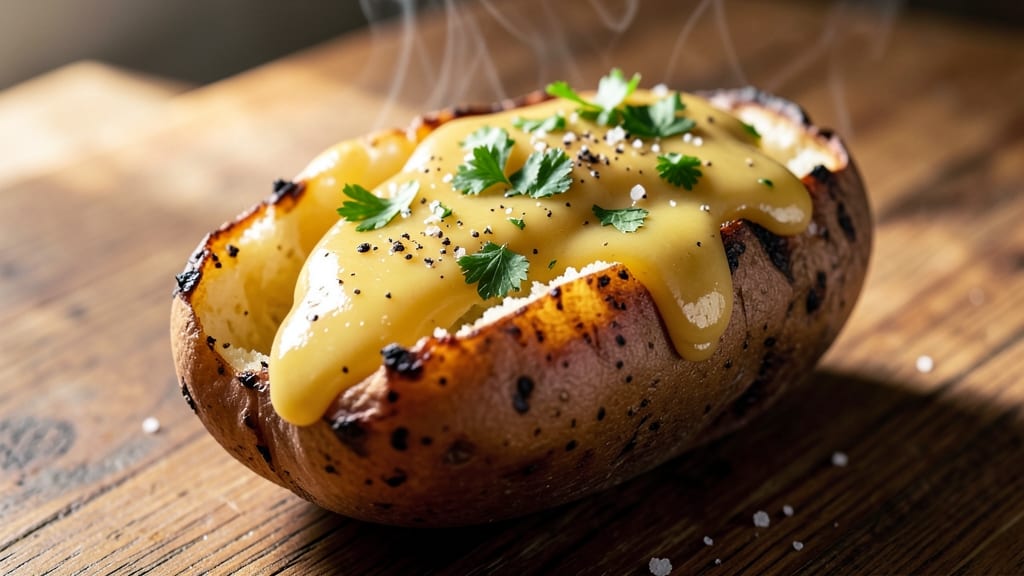 Baked Potato With Garlic Butter Recipe: Ultra-Creamy Crust and Fragrant Garlic Infusion