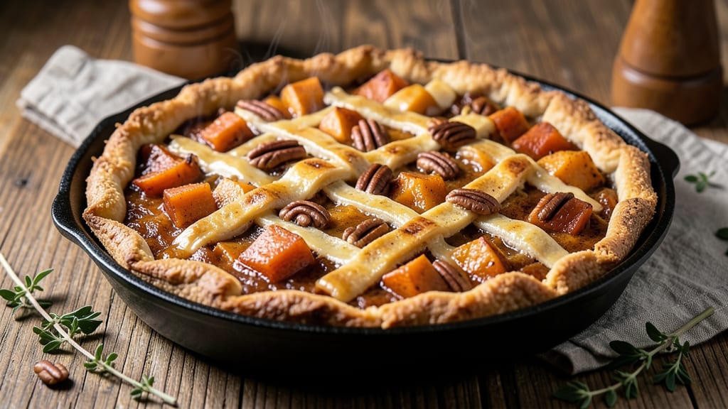 Alabama Sweet Potato Pie Recipe: Southern Spice Swirl With Crispy Celery Crown