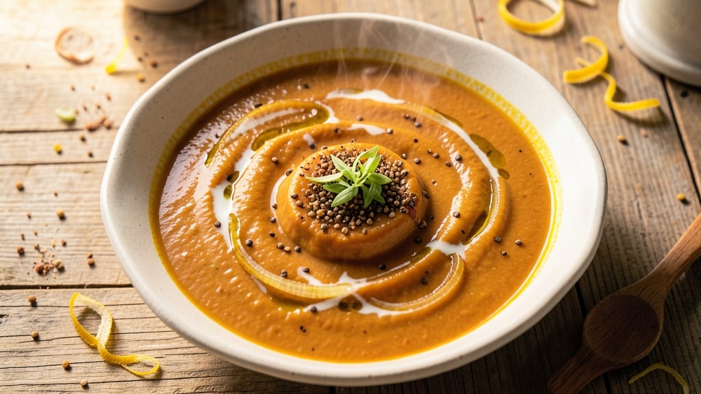 Sweet Potato Soup Indian Recipe: Warm Cumin and Turmeric Harmony