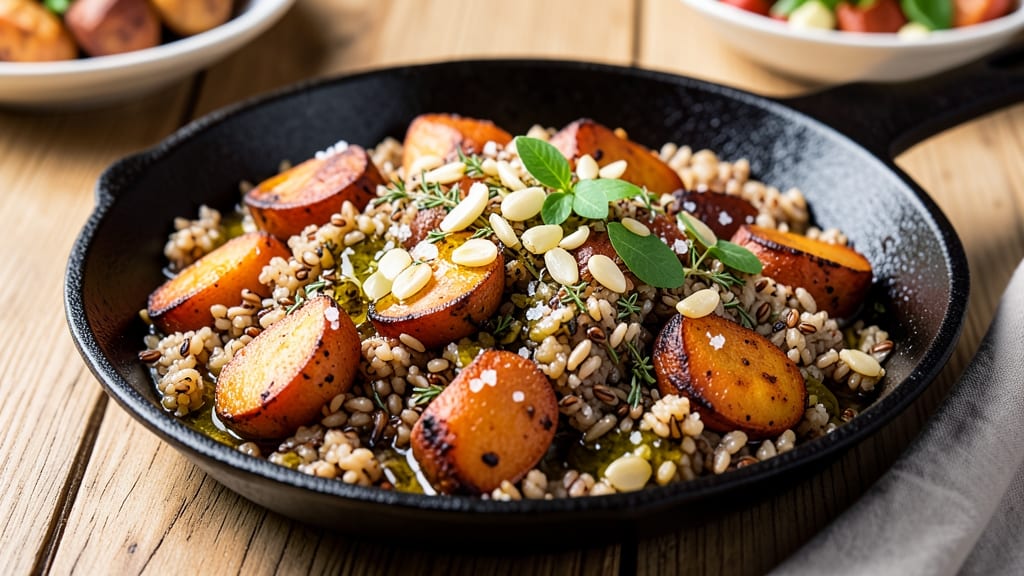 Sweet Potato and Wild Rice Hash Recipe: Savory-Sweet Breakfast Bowl With Crispy Top