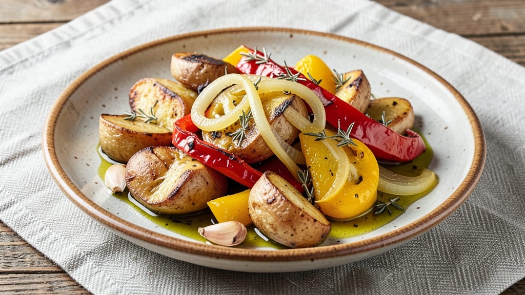Bell Pepper Potato Onion Recipe: One-Pan Roasted Trio With Caramelized Sweetness