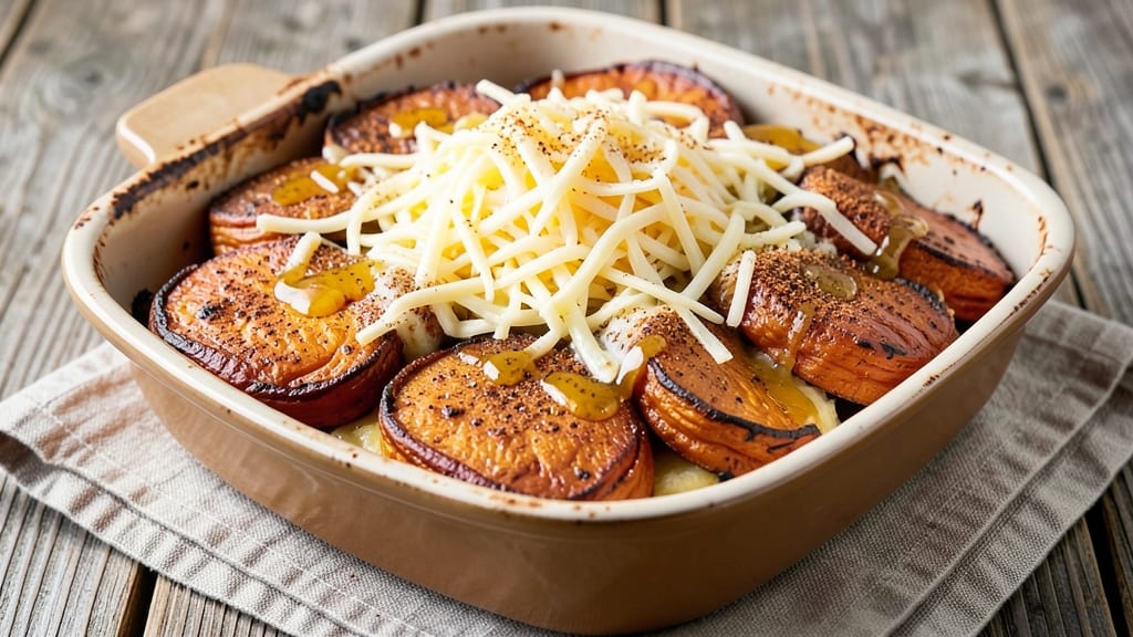 Sweet Potato and Cheese TikTok Recipe: Caramelized Topping Meets Spiced Roasted Sweetness