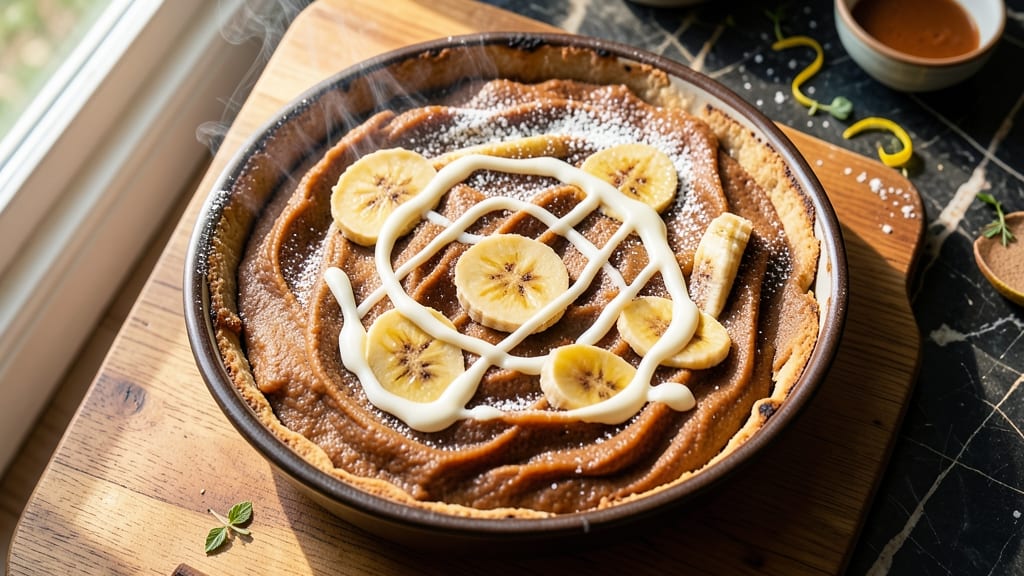 Sweet Potato Pie With Bananas Recipe: Spiced Custard Crunch With Tropical Twist