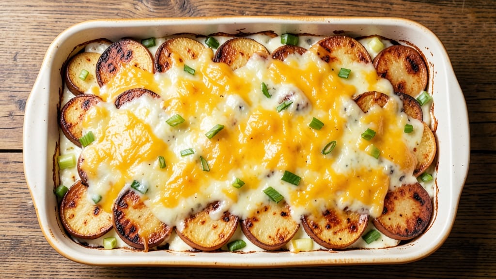 All-Recipe Potato Casserole: Celery Crown Crunch Over Nutty Cheese Bliss