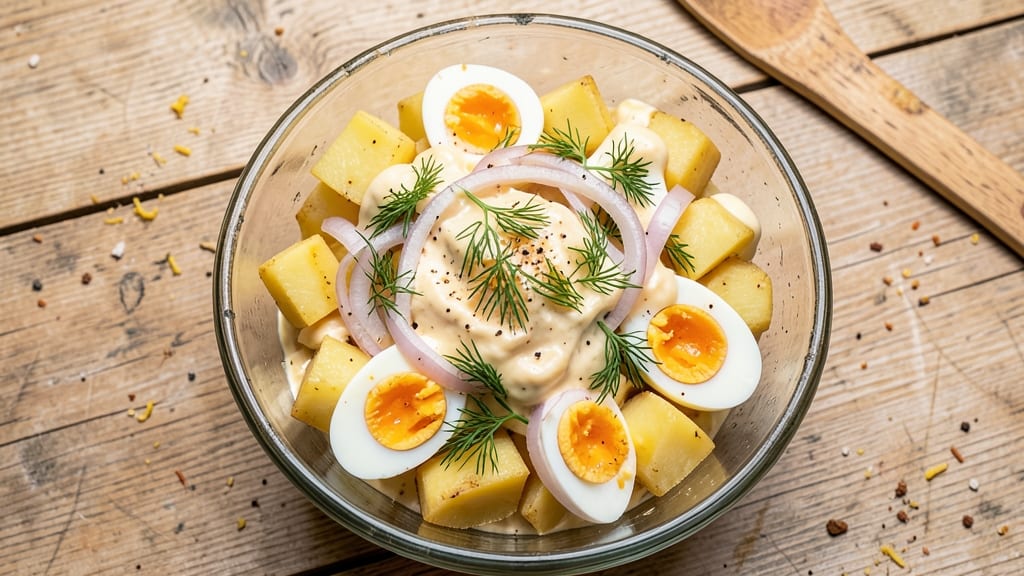1940s Potato Salad Recipe: Vintage Mayonnaise and Mustard Magic
