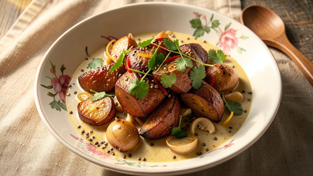 Sweet Potato Coconut Curry Recipe: Velvety Coconut Cream Meets Roasted Sweetness