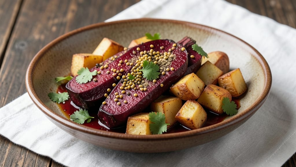 Beetroot Potato Indian Recipe: Spiced Roasted Harmony with Earthy Sweetness