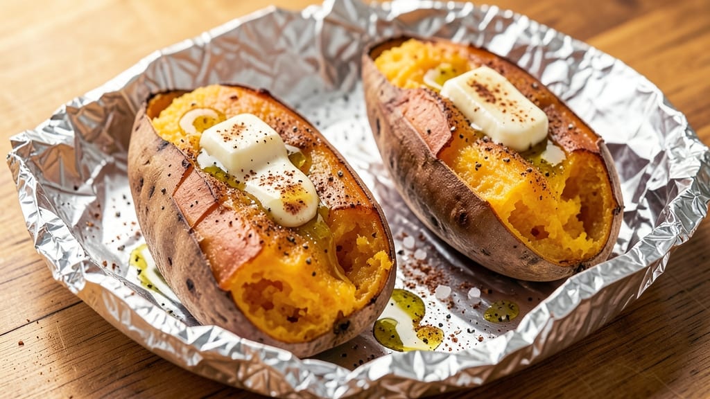 Baked Sweet Potato Recipe With Aluminum Foil: Foil-Packed Sweetness That Caramelizes Perfectly