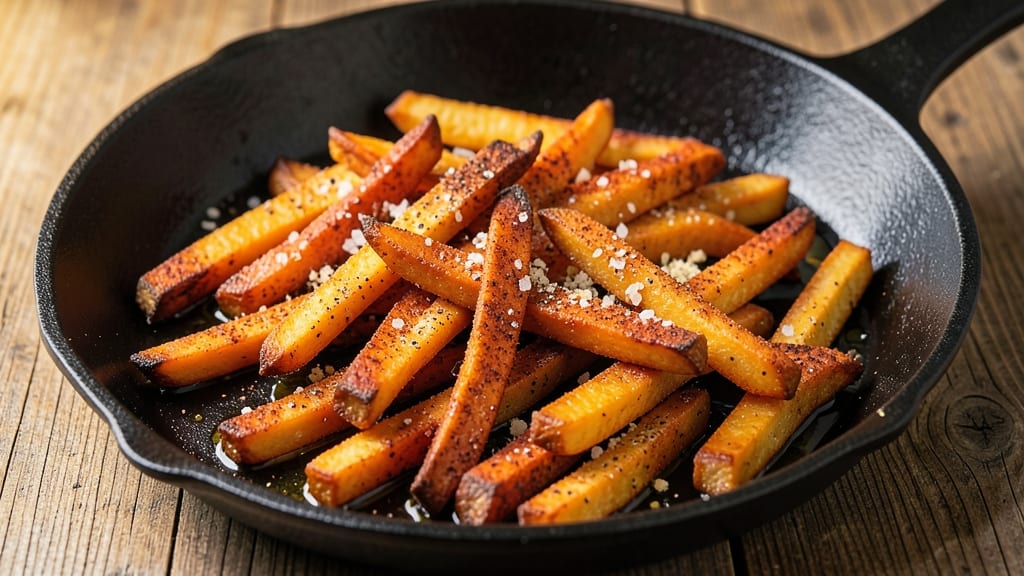 Sweet Potato Fries Recipe Frying Pan: Paprika-Kissed Crunch in Under 20 Minutes