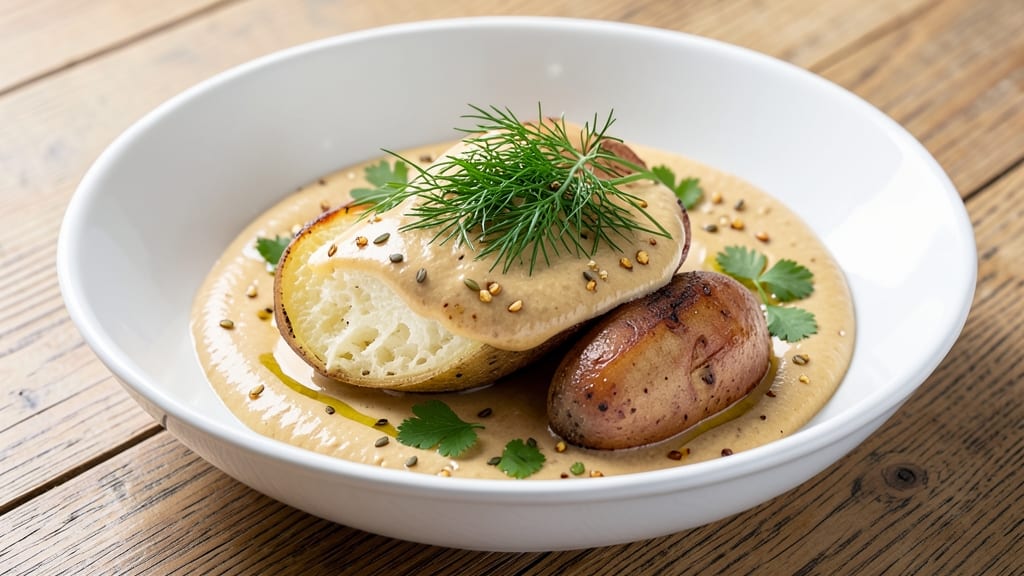Baked Potato Ranch Dressing Recipe: Crispy Celery Crown Over Creamy Herb Bliss