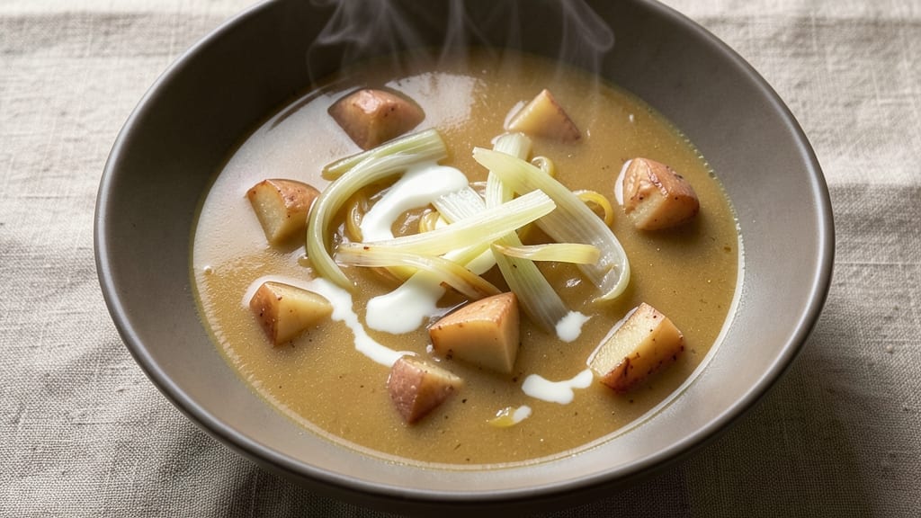 Ina Garten Potato Leek Soup Recipe: Velvety Smoothness With Herbed Celery Crown