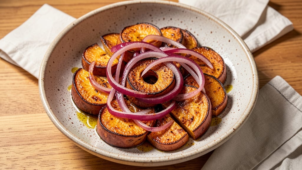 Sweet Potato and Red Onion Recipe: Caramelized Sweetness with Crispy Edges